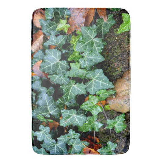 Elegante Ivy en veldsteen foto Badmat (Voorkant Verticaal)