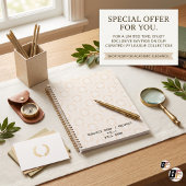 Elegante Ivy League Geometrische Aangepaste Onderw Planner