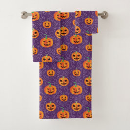 Elegante Jack O' Lanterns Bad Handdoek