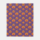 Elegante Jack O' Lanterns Fleece Deken (Voorkant)