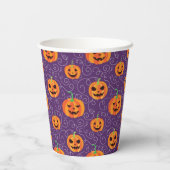 Elegante Jack O' Lanterns Papieren Bekers (Achterkant)