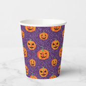 Elegante Jack O' Lanterns Papieren Bekers (Links)