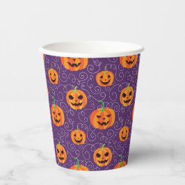 Elegante Jack O' Lanterns Papieren Bekers