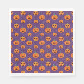 Elegante Jack O' Lanterns Servet (Voorkant)