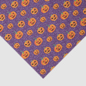 Elegante Jack O' Lanterns Tissuepapier (Detail)
