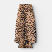 Elegante Jaguardierenbont Aangepaste Sjabloon Flesjeskoeler (Voorkant)