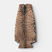 Elegante Jaguardierenbont Aangepaste Sjabloon Flesjeskoeler (Achterkant)