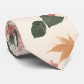 Elegante Japanse bloemendassen Stropdas (Opgerold)