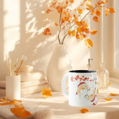 Elegante Japanse Koi Vis & Sakura Latte Mok - Sym