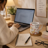 Elegante Japanse Koi Vis & Sakura Latte Mok - Sym