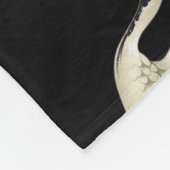 Elegante Japanse kraan: artistieke uitbeelding. Fleece Deken (Hoek)