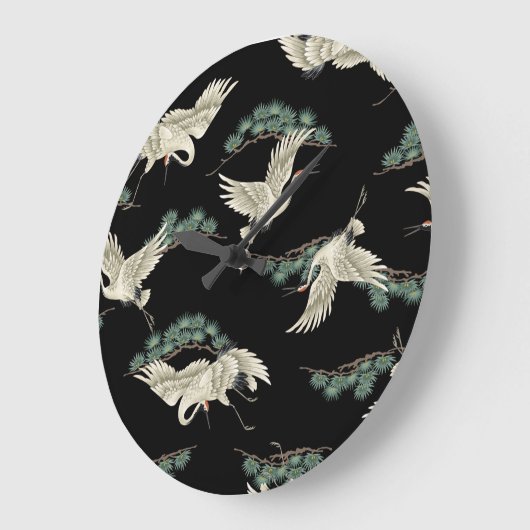 Elegante Japanse kraan: artistieke uitbeelding. Grote Klok (Hoek)