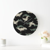 Elegante Japanse kraan: artistieke uitbeelding. Grote Klok (Huis)