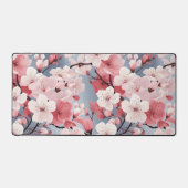 Elegante Japanse Sakura Bloemen Bureaumat (Voorkant)