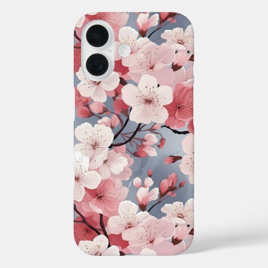 Elegante Japanse Sakura Bloemen Case-Mate iPhone Case (Achterkant)
