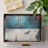 Elegante Japanse thema decoupage crafting Tissuepapier (Geschenk)