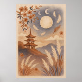 Elegante Japanse wandkunst – Traditioneel Poster (Voorkant)