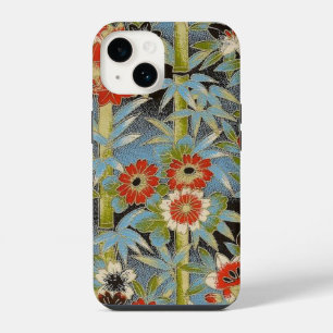 Elegante Japanse Washi Origami Bamboe Bloemen iPhone 14 Hoesje
