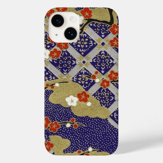Elegante Japanse Washi Origami Kersenbloesems Case-Mate iPhone Case (Achterkant)