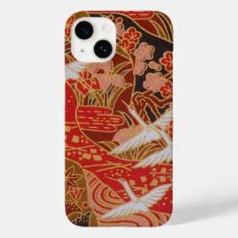 Elegante Japanse Washi Origami Lucky Cranes Case-Mate iPhone 14 Hoesje