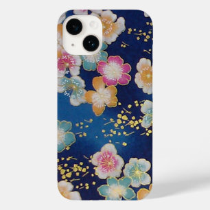Elegante Japanse Washi Origami Moderne bloemen Case-Mate iPhone 14 Hoesje