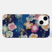 Elegante Japanse Washi Origami Moderne bloemen Case-Mate iPhone Case (Achterkant (horizontaal))