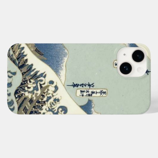 Elegante Japanse Washi Origami Ocean Waves Case-Mate iPhone Case (Achterkant (horizontaal))