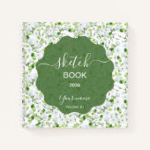 Elegante Jasmijnbloem Notitieboek (Voorkant)