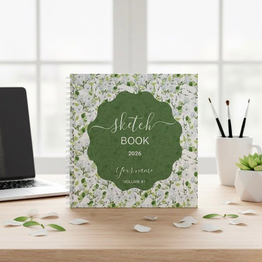 Elegante Jasmijnbloem Notitieboek