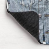 Elegante jeans stof Fotografie Moderne stijl Muismat (Hoek)