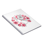 Elegante jonge dame vrouw abstract notitieboek roz (Rechterzijde)