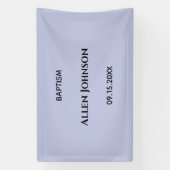 Elegante jongensdoop spandoek (Verticaal)