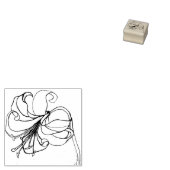 Elegante Journal Scrapbooking Huwelijk Bloem Rubberstempel (Gestempeld)