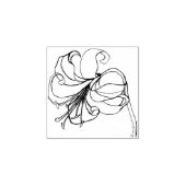Elegante Journal Scrapbooking Huwelijk Bloem Rubberstempel (Afrduk)