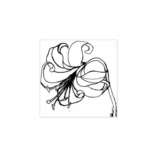 Elegante Journaling Scrapbooking Bruiloft Bloem Rubberstempel (Afrduk)