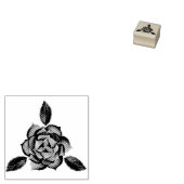 Elegante Journaling Scrapbooking Huwelijk Bloem Rubberstempel (Gestempeld)