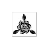 Elegante Journaling Scrapbooking Huwelijk Bloem Rubberstempel (Afrduk)