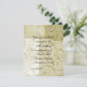 Elegante jubileumuitnodiging kaart (Staand voorkant)