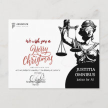 Elegante Juridische Kerstgroeten voor Cliënten & C