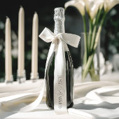 Elegante 'Just Married' enkele inscriptie trouwlin Satijnen Lint
