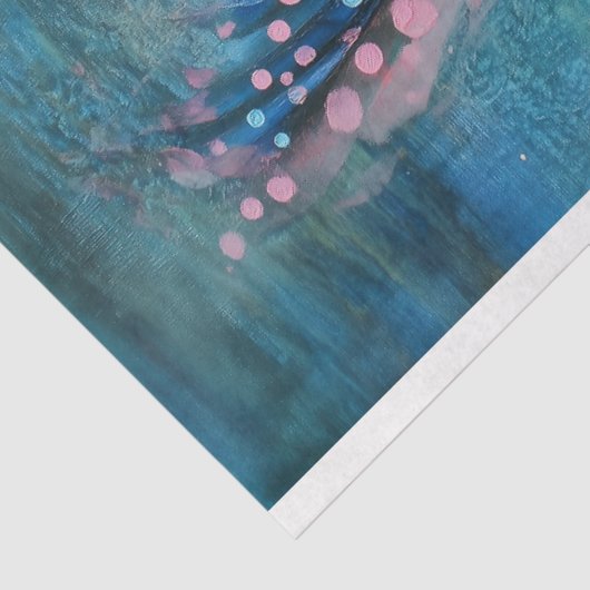 Elegante juweel verfraaid Bird Art Decoupage Tissuepapier (Detail)