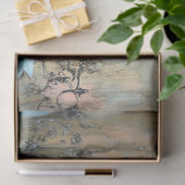 Elegante juweel verfraaid Bird Art Decoupage Tissuepapier (Geschenk)