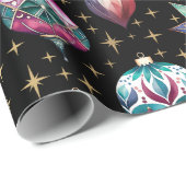  Elegante Juwelen Kerstversieringen Cadeaupapier (Rol Hoek)