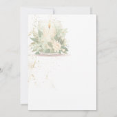 Elegante kaars sympathiekaart voor Moederdag (Achterkant)