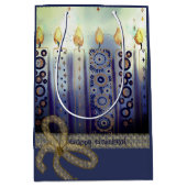 Elegante kaarsen Happy Chanoeka Medium Cadeauzakje (Voorkant)