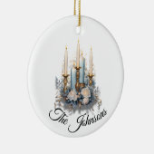 Elegante kaarslicht decor - Custom Keramisch Ornament (Rechts)