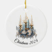 Elegante kaarslicht decor - Custom Keramisch Ornament (Achterkant)