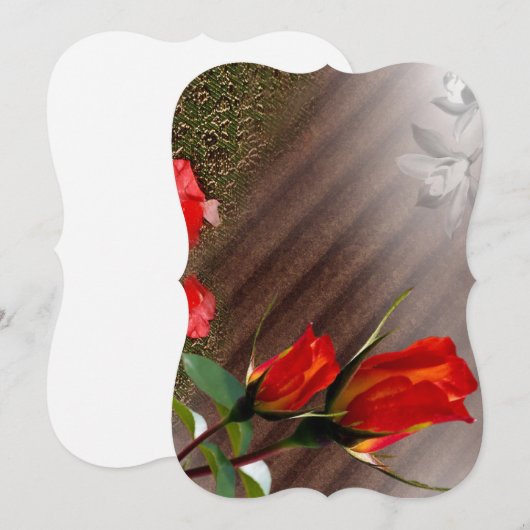 Elegante Kaart (Voorkant / Achterkant)