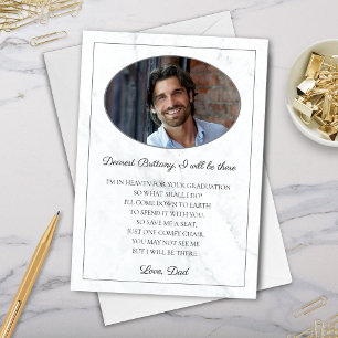 Elegante Kaart van vader naar Afstuderen