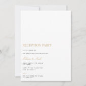 Elegante Kaart voor scriptontvangst (Voorkant)